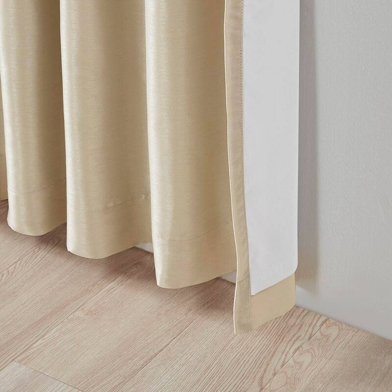 Madison Park Emilia Twist Tab Total Blackout Window Curtain Panel