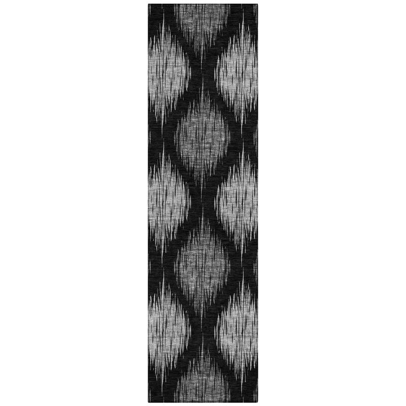 Machine Washable Indoor/ Outdoor Chantille Contemporary Geo Rug