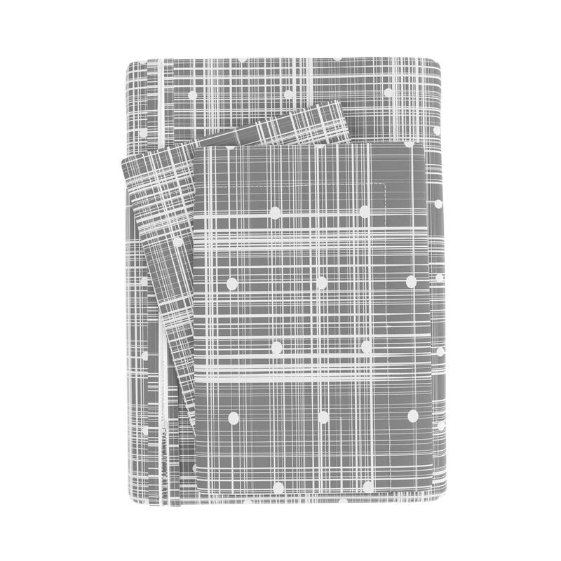 Becky Cameron Polka Dot 3-piece Patterned Duvet Cover Set