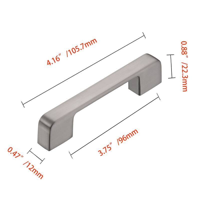 Utopia Alley Marino Pull Handle - Decorative Cabinet Drop Pull Handles for Cabinets, 3.75"/5.0" Center to Center