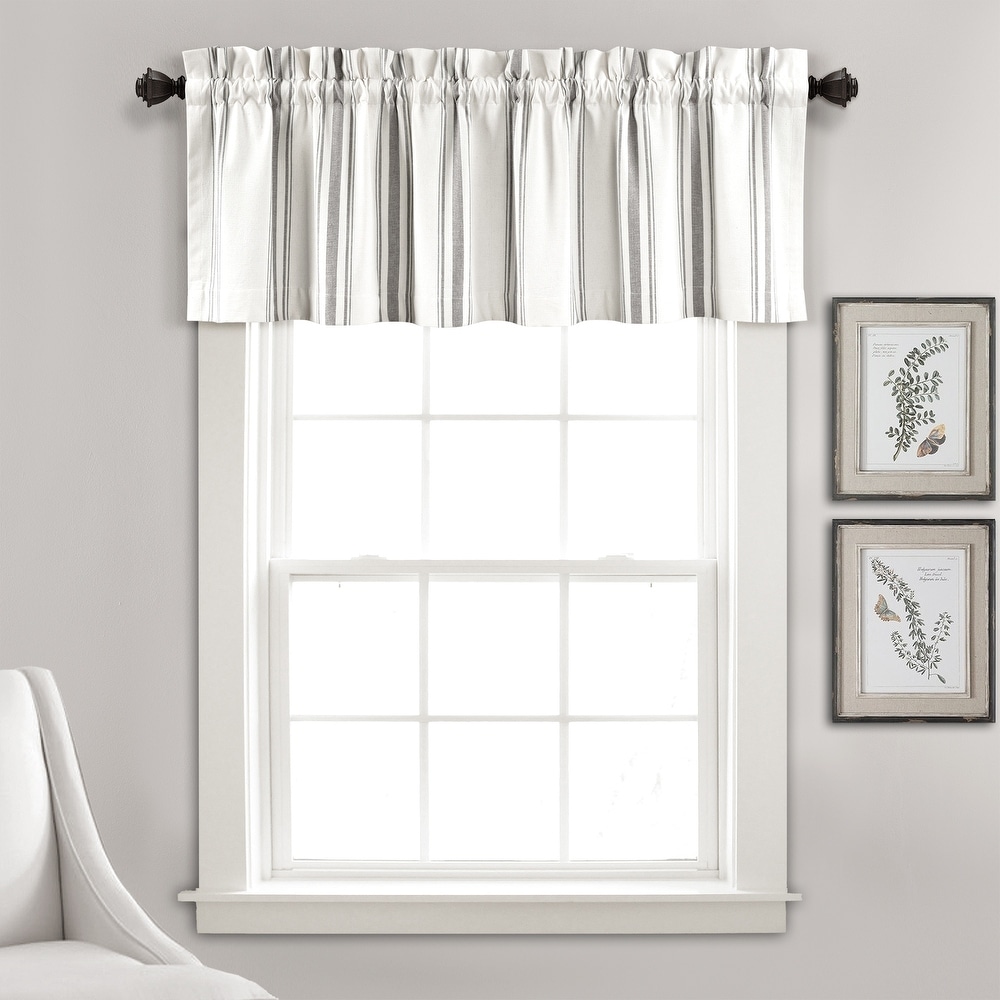 Gray valance deals