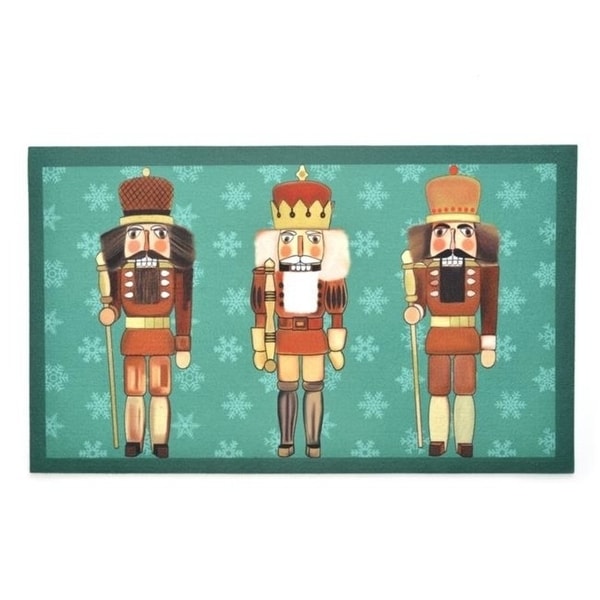 Stephan Roberts Home STRB-15800-12 18 x 30 in. Crumb Rubber Door Mat Nutcrackers