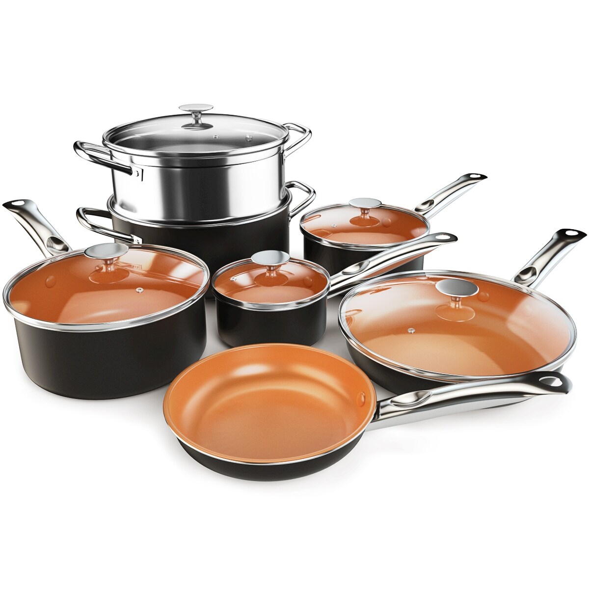 Featured image of post Copper Vs Nonstick Cookware Set - Arguments erupt over whether copper is good enough to justify its cost, and whether its relative merits really set it far enough apart from the second, and very importantly, tin is impressively nonstick all on its own, without any need for the seasoning we all.