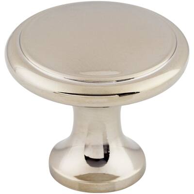 Top Knobs Ringed 1-1/8 Inch Mushroom Cabinet Knob from the Asbury