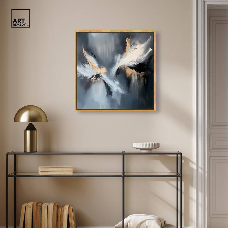 Wings of Gold Canvas by Art Remedy