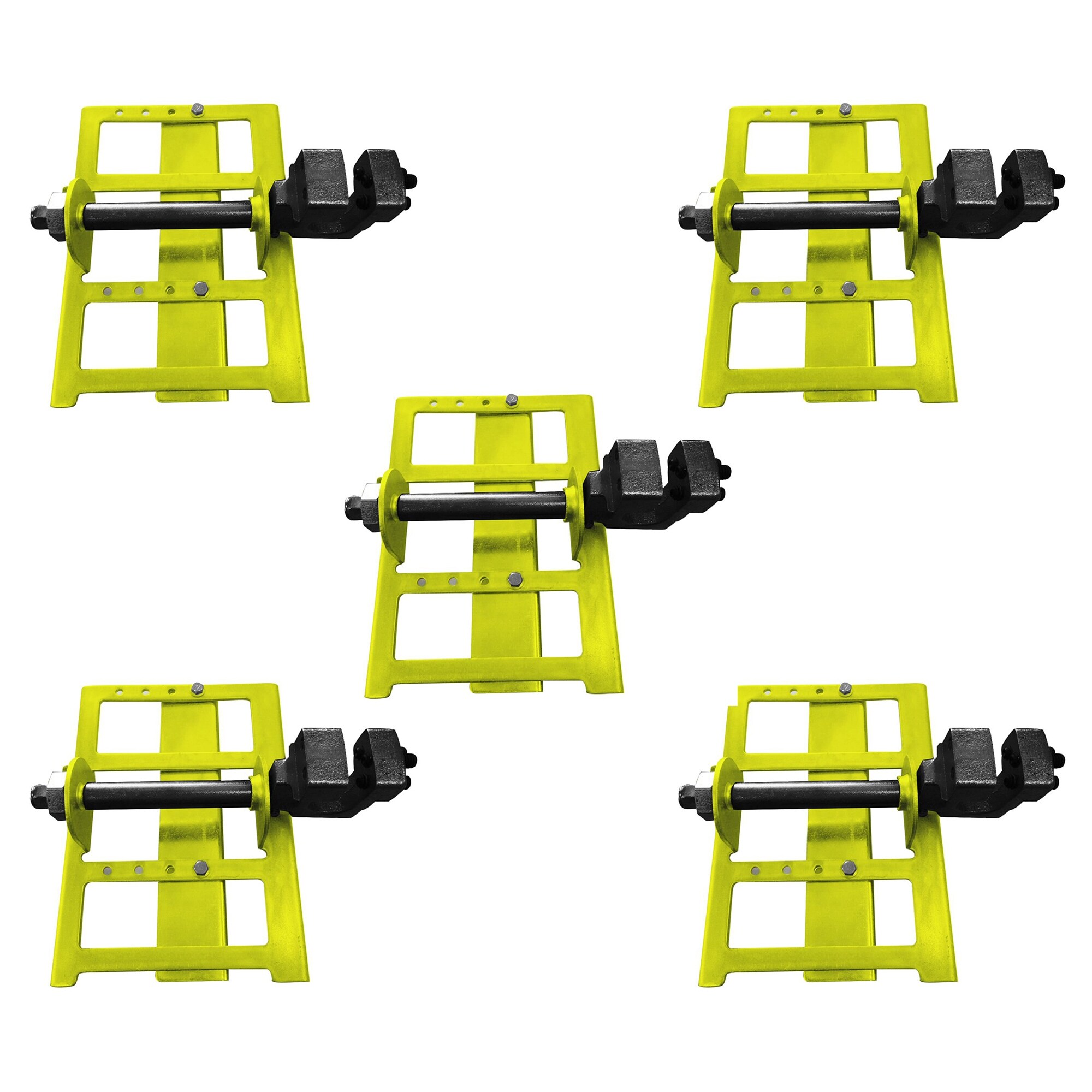 Timber Tuff TMW-56 Steel Lumber Cutting Sawmill Tool Guide for Chainsaw (5  Pack) - 8 x 8 x 2.5 inches