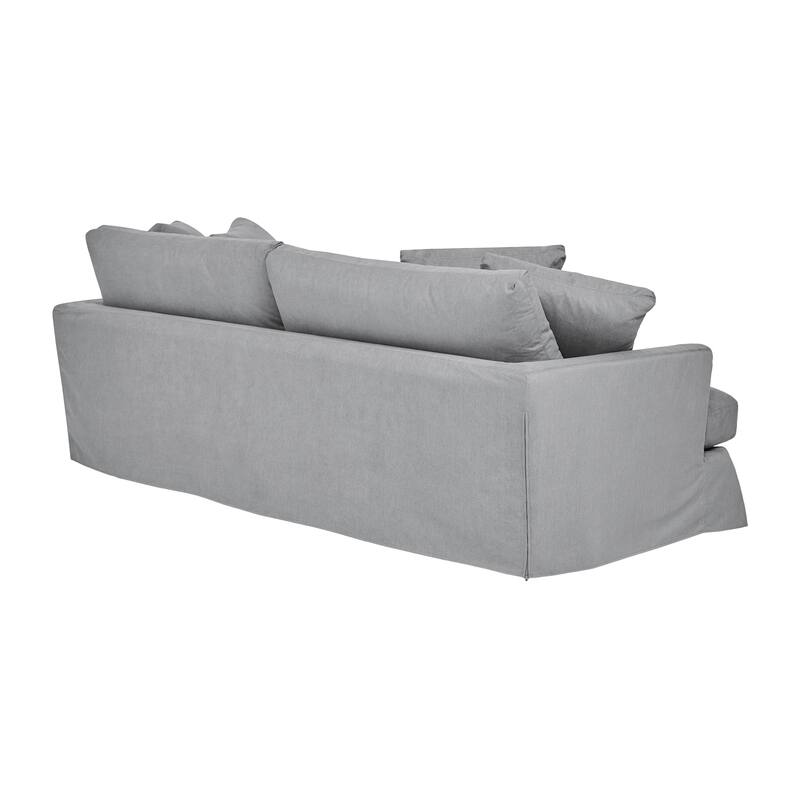 Ciara 93" Modern Upholstered Slipcovered Cloud Sofa Couch