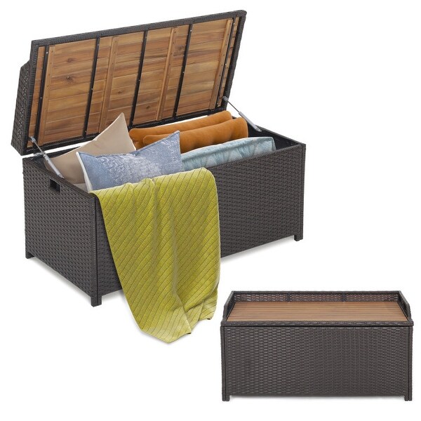 45 Gallon Outdoor Storage Bench with Zippered Liner - 40
