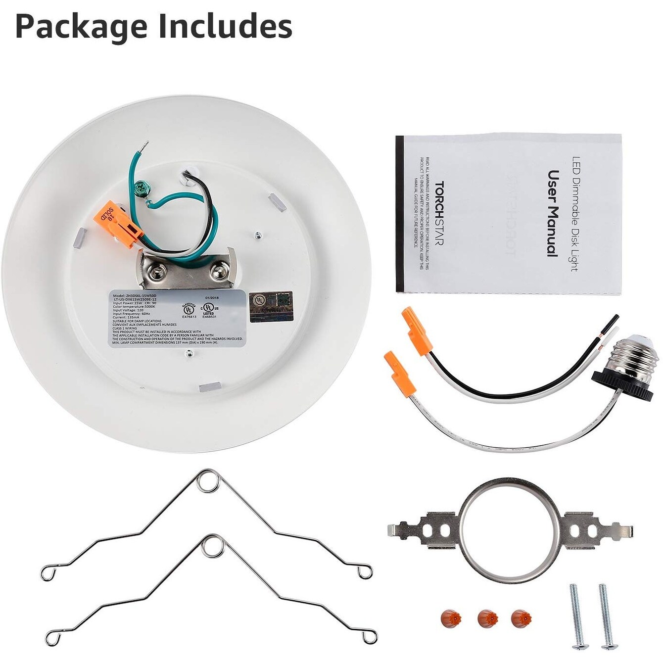 Shop Dimmable Led Recessed Mount Downlight Kit 5000k Daylight