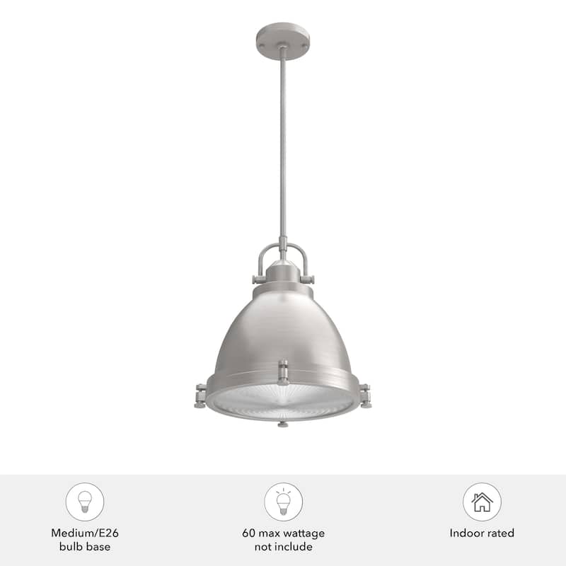Hunter Bridgemoor 14" 2-Light Pendant - Kitchen Island, Dining Room - Modern Industrial, Farmhouse