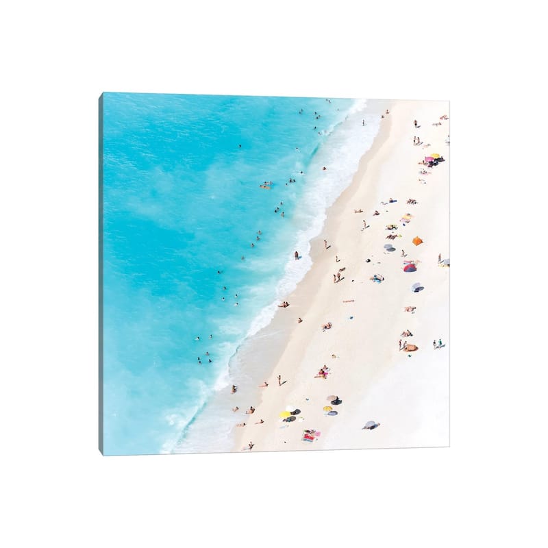 iCanvas "Aerial View Of Myrtos Beach V, Cephalonia, Ionian Islands, Greece" by Matteo Colombo Canvas Print