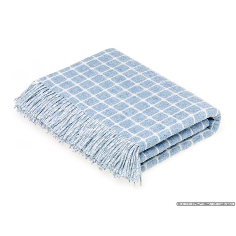 Athens Merino Lambswool Throw - Made in England