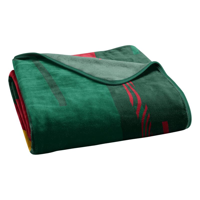NHL Minnesota Wild Digitize Raschel Throw Blanket