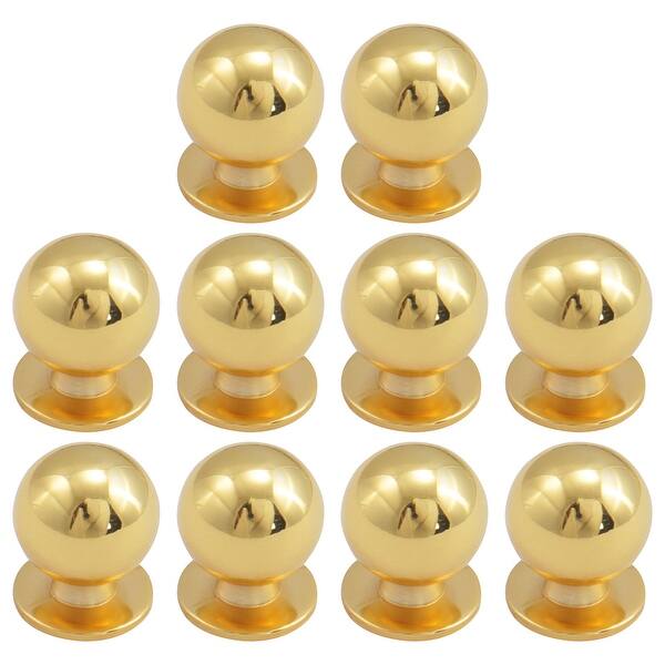 Shop 10pcs Knobs Zinc Alloy Round Knob Drawer Pull Handle Diy