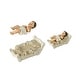preview thumbnail 35 of 77, Glitzhome 12pcs Resin Christmas Multi/ Blue/ Ivory Nativity Figurines Set