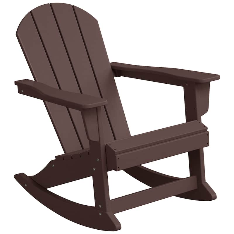 Polytrends Laguna Hdpe All Weather Outdoor Patio Rocking Chair