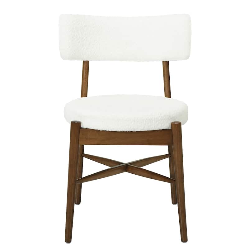 Lumen Dining Chairs Rubberwood (Set of 2 ) by Christopher Knight Home