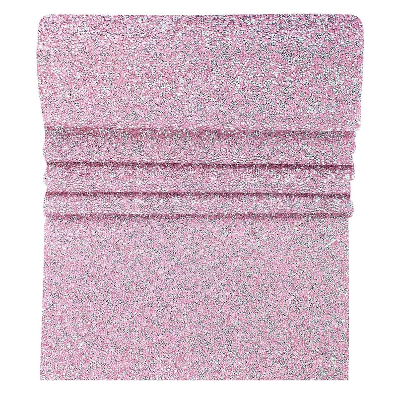 Sparkles Home Luminous Rhinestone Table Runner - 36 - Pink