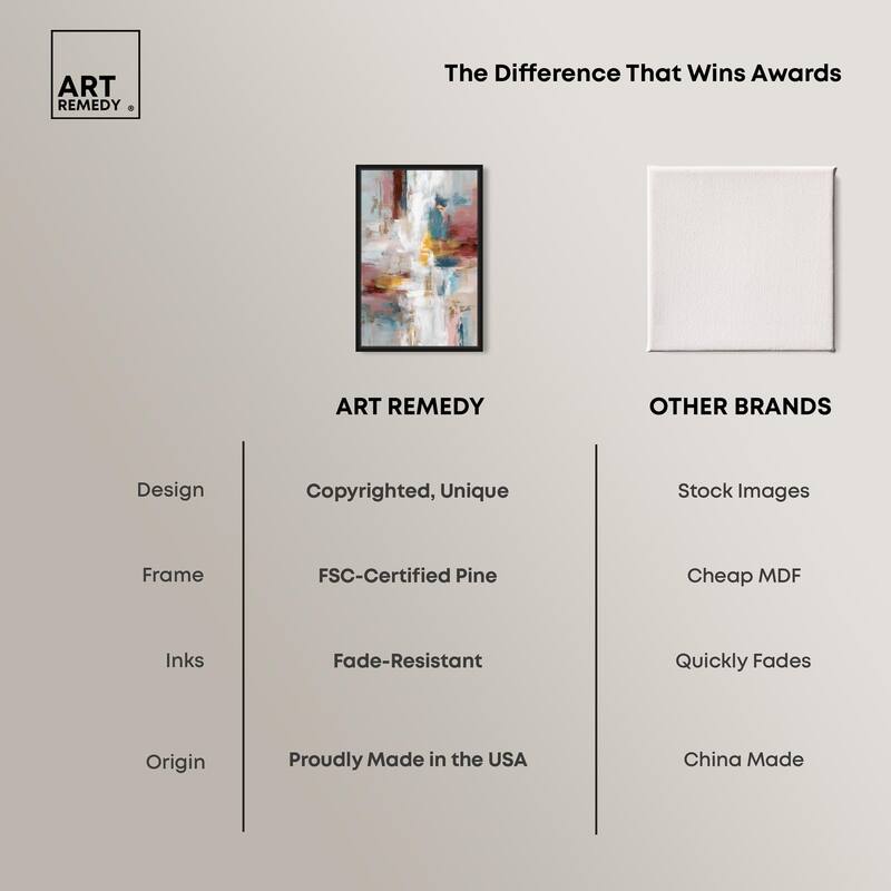 Warmth and cool III Canvas by Art Remedy