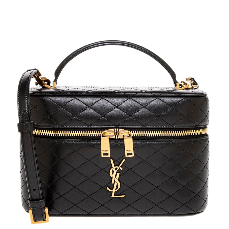 Saint Laurent Large Gaby Vanity Bag - Black