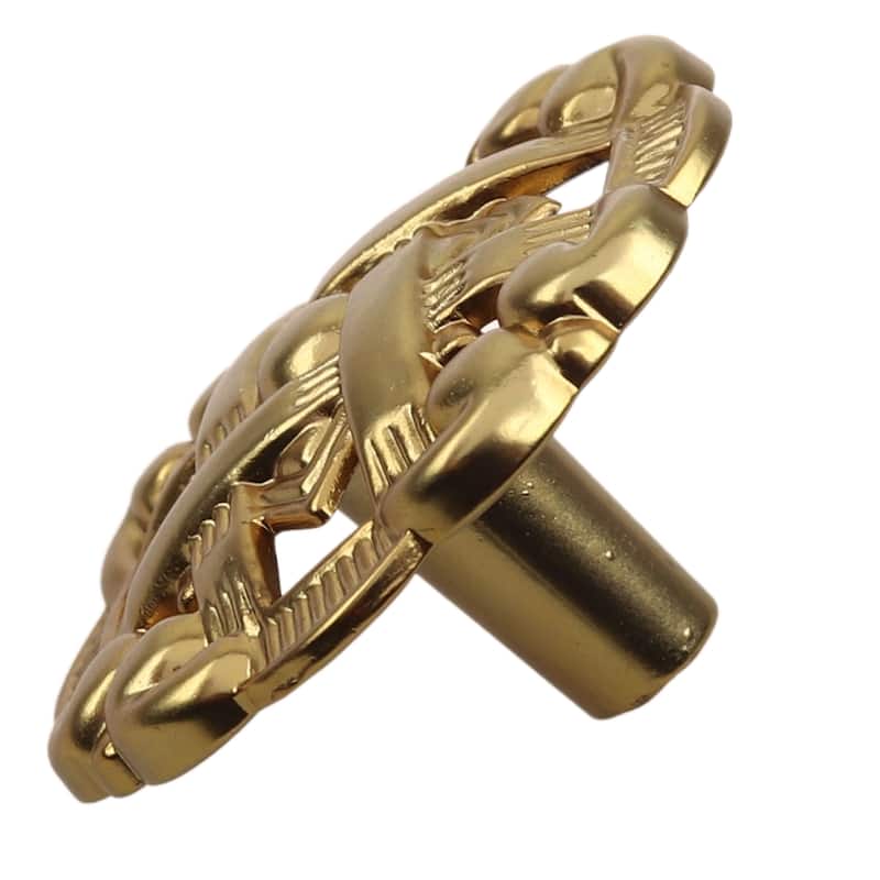 1.4 in Brass Gold Celtic Medallion Knobs (Pack of 5) - Brass Gold