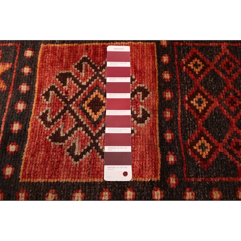 ECARPETGALLERY Hand-knotted Melis Vintage Red Wool Rug - 4'2 x 8'4
