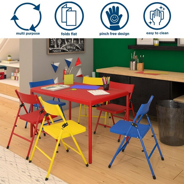 Cosco children's folding table and chairs hot sale