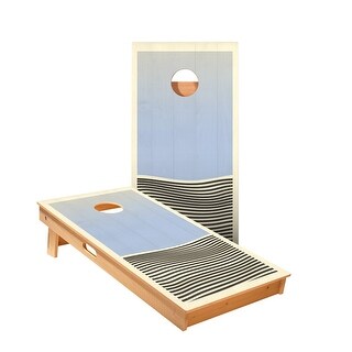 Blue Waves Cornhole Boards