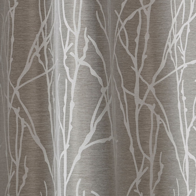 ATI Home Finesse Branch Print Grommet Top Curtain Panel Pair
