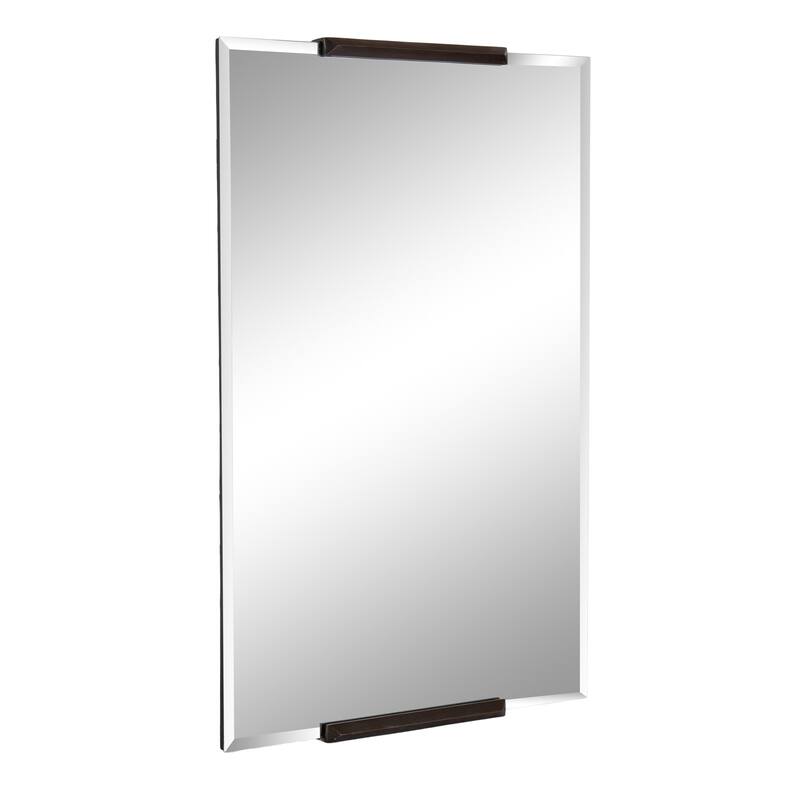 Kate and Laurel Erina Framed Mirror - 20x31 - Bronze
