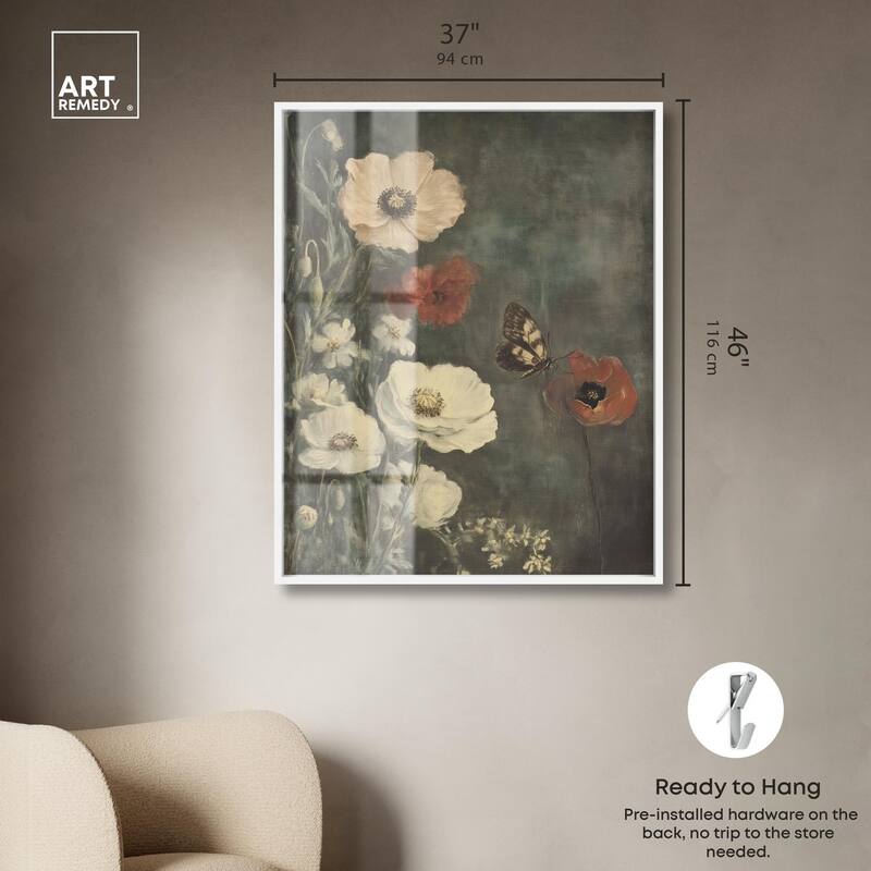 Vintage Botanicals I Shadowbox by Art Remedy