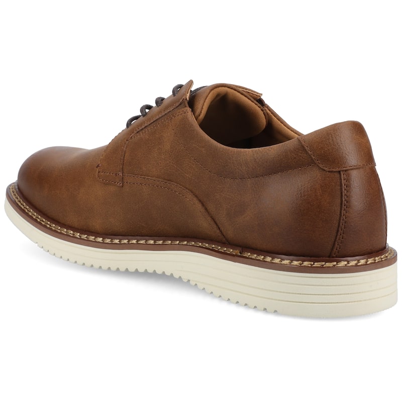 Vance Mens Killian Medium and Wide Width Plain Toe Casual Hybrid Dress Shoe