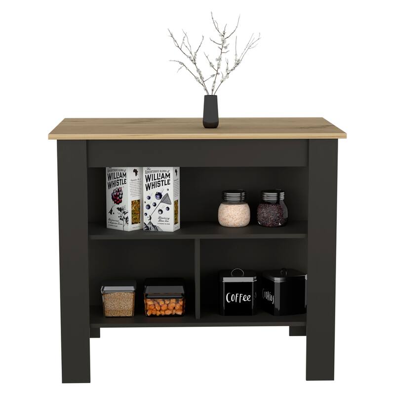 Kitchen Island Dozza, Three Shelves