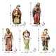 preview thumbnail 49 of 77, Glitzhome 12pcs Resin Christmas Multi/ Blue/ Ivory Nativity Figurines Set