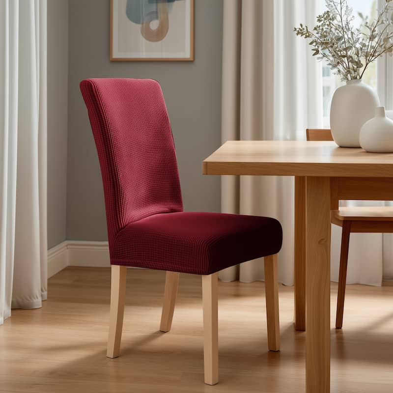 Deconovo Universal Soft Stretch Chair Slipcovers Set of 6