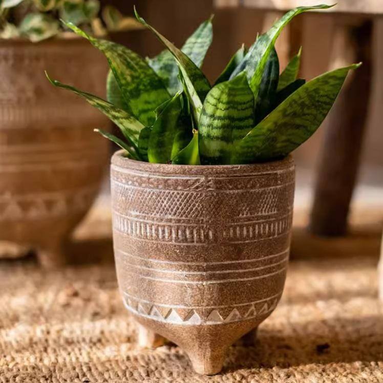 RusticReach Bohemian Red Clay Planter