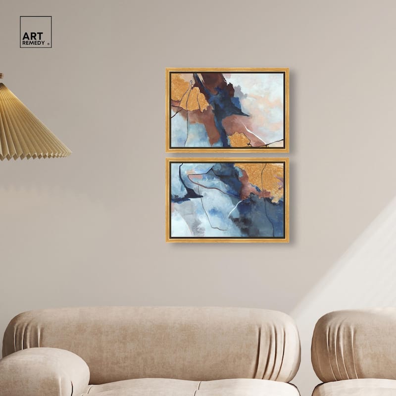 Heaven and Earth Canvas Set of 2 by Art Remedy