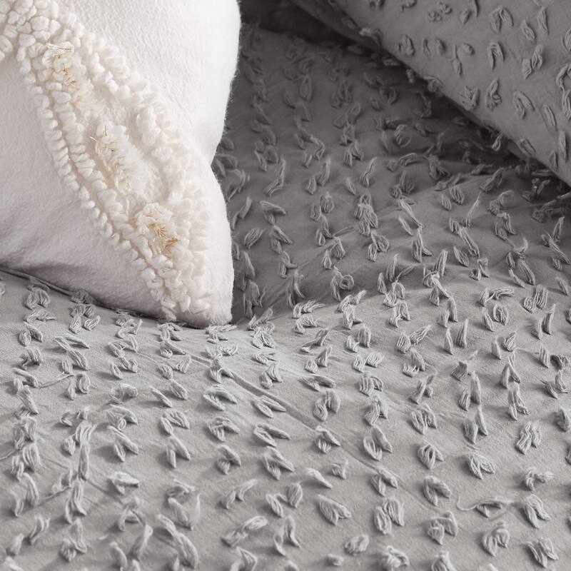 Dot Fringe Duvet Set