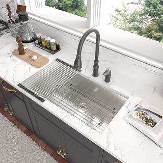 Lordear 25/30/32/33 inch Stainless Steel Undermount Kitchen Sink -  Overstock - 31102843