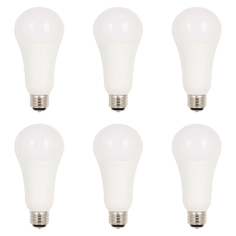 Westinghouse Lighting 5/15/21 Watt (50/100/150 Watt Equivalent) Soft White Omni A21 3-Way LED Light Bulb, 6 Pack - 6-Pack