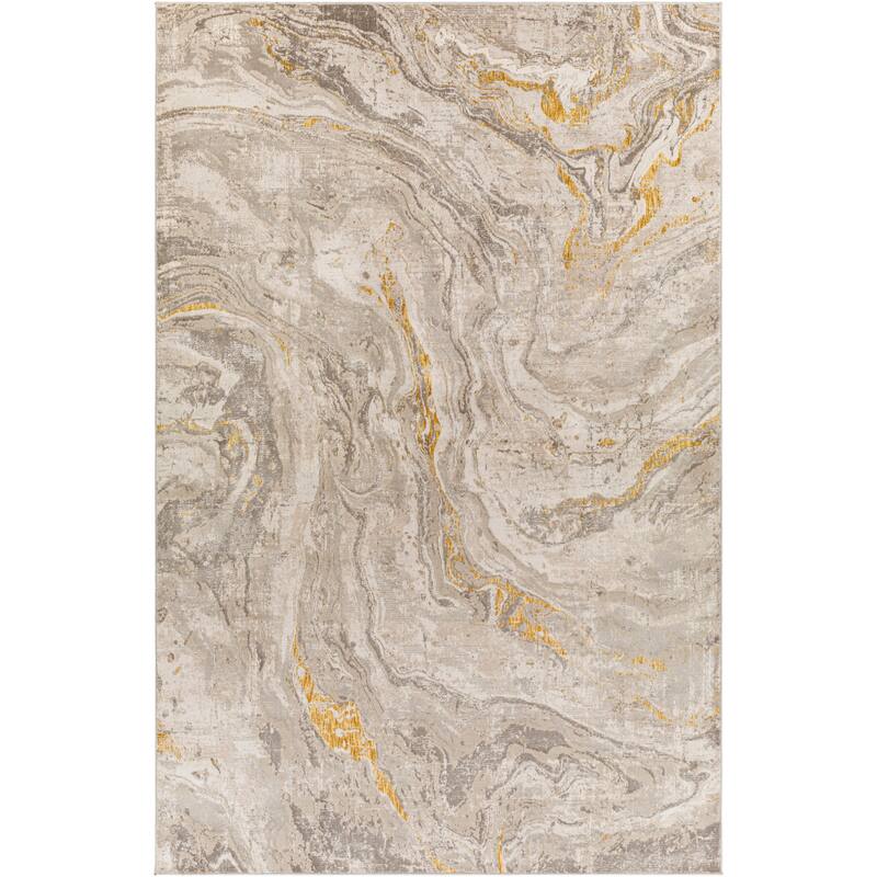 Livabliss Roswell Modern Abstract Swirl Area Rug