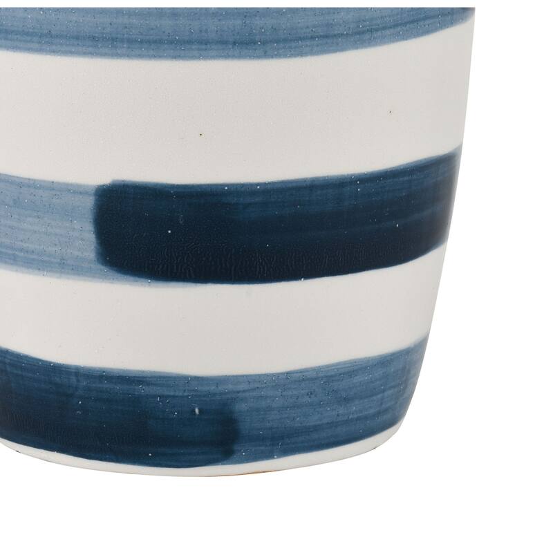 Elk Home Indaal White Earthenware 5.5 Inch Wide Vase