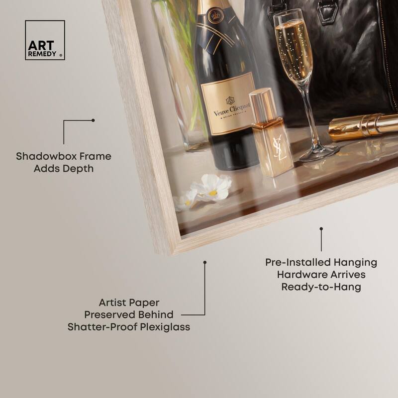 Cheers to Lovely Glam Shadowbox by Art Remedy