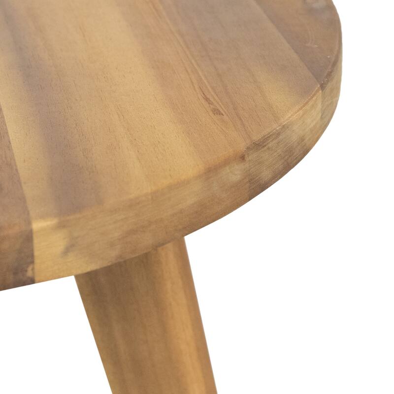 Acacia Wood Side Table