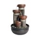 preview thumbnail 5 of 8, 15.7-inch High Tiered Rock Water Fountains Indoor Waterfall Feature