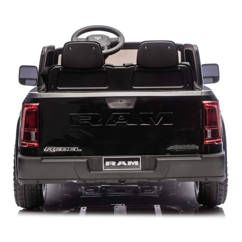 24V 160W Officially Licensed Dodge RAM 2500 Design 2-seater Kids Ride On Truck, W/ Remote Control, W/2WD&4-Wheel Suspension