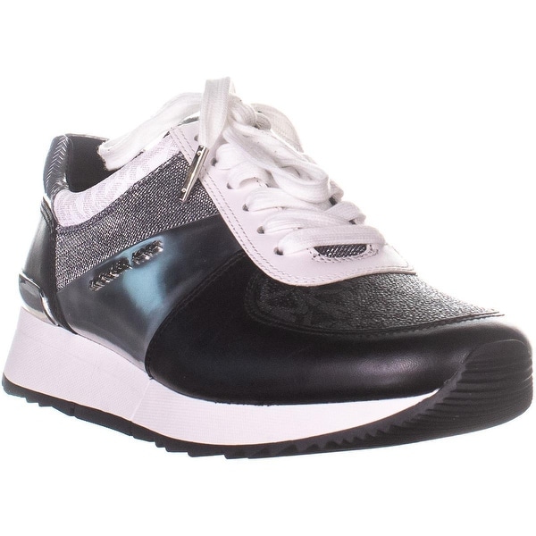 michael kors black allie trainers