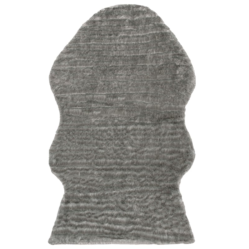 SAFAVIEH Faux Sheep Radena Christen Shag Solid Rug