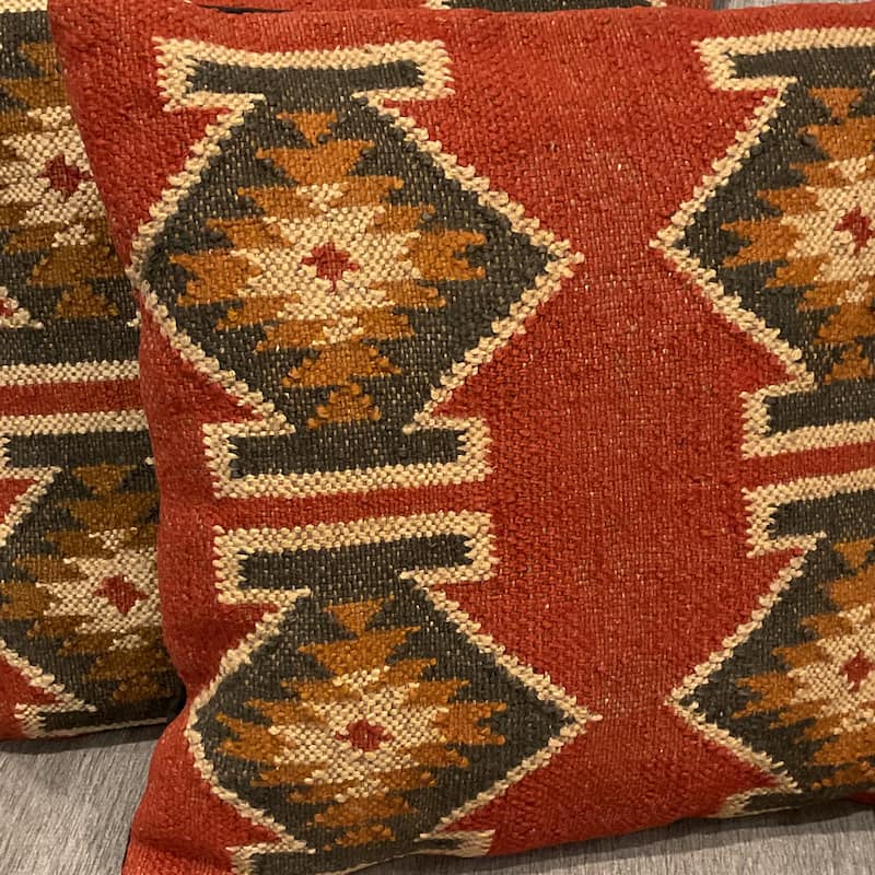 HERAT ORIENTAL Handmade Killim Throw Pillow Set