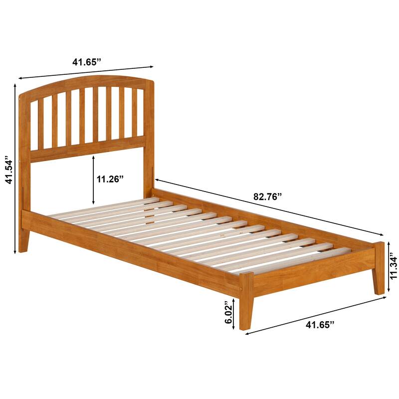 AFI, Richmond Solid Wood Low Profile Platform Bed